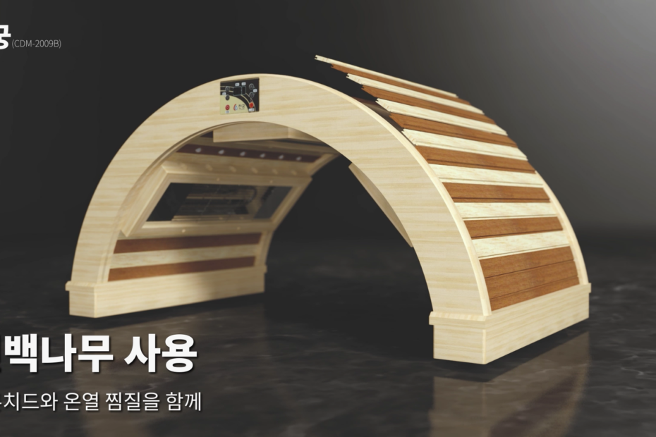 원적외선 온열 치료 장비 3D 애니메이션